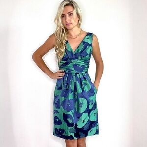 MOSCHINO Cheap and Chic Floral Silk-Blend Cocktail Dress